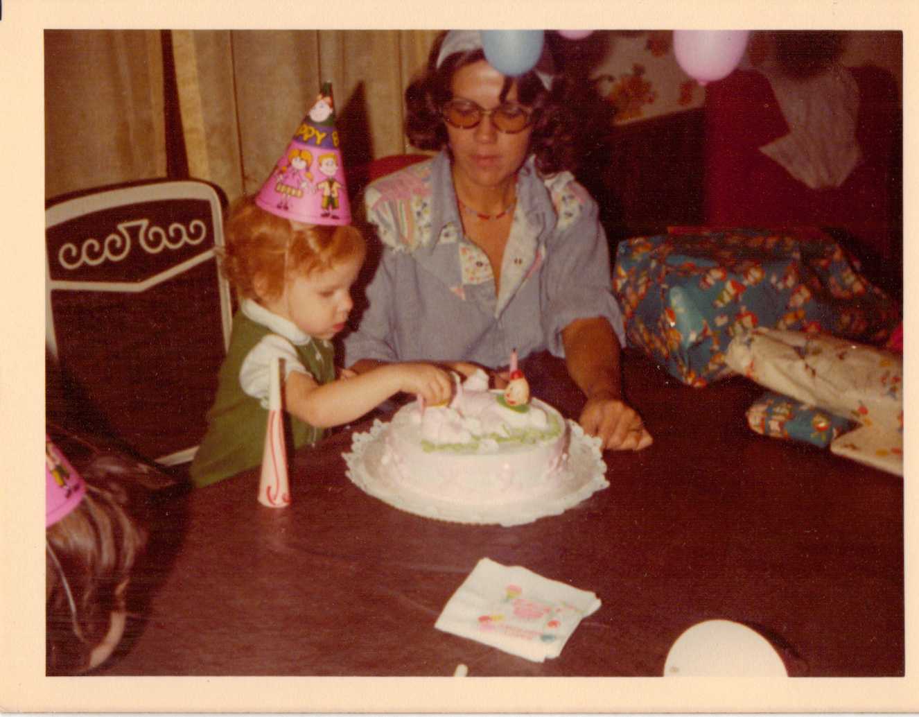 Sharon & Mom-1st Birthday