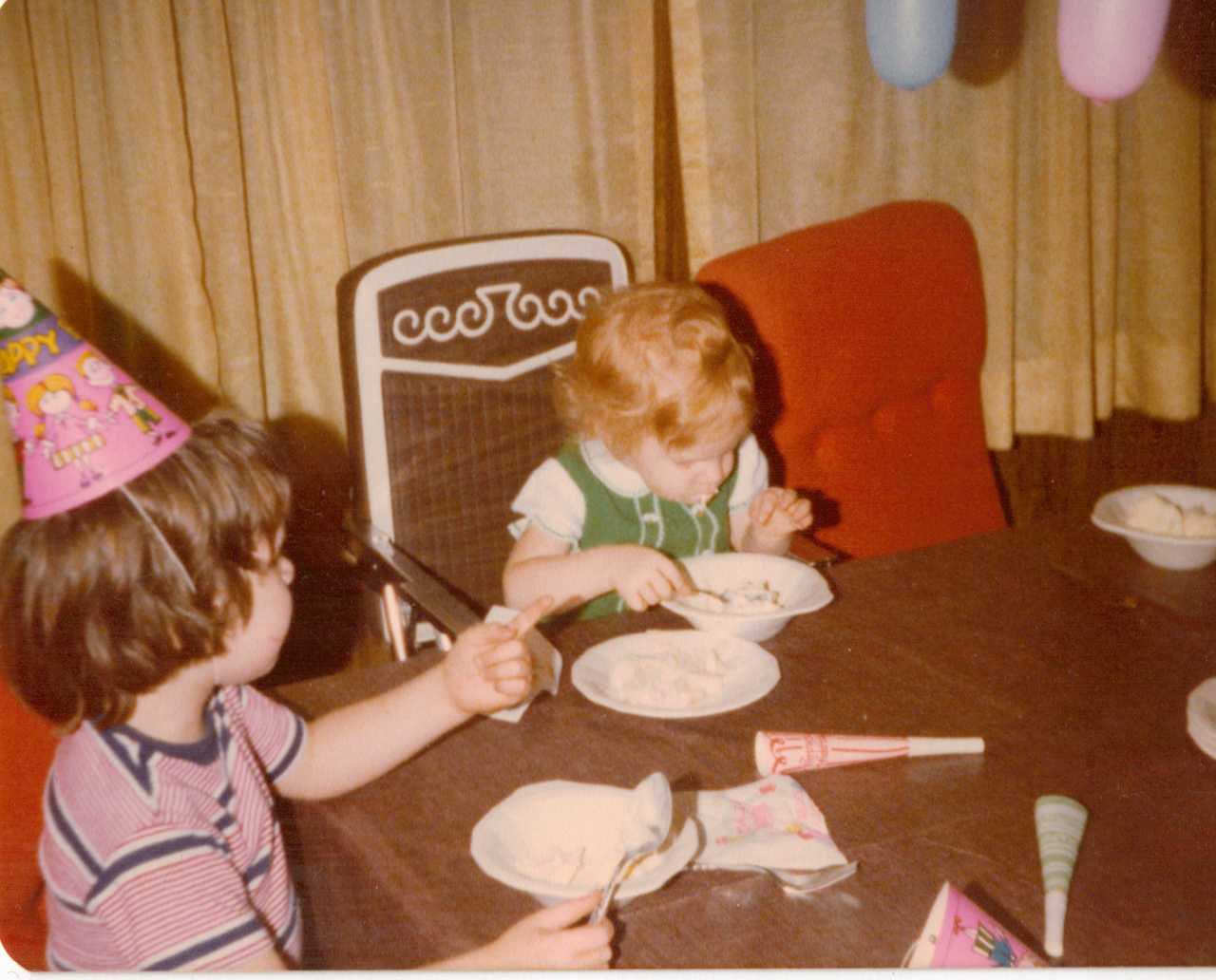 Shane next to Sharon on Birthday.